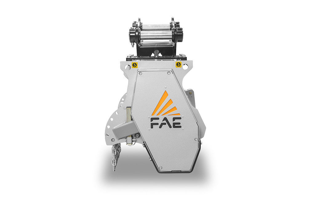FAE | DML/HY & DML/HY/VT Forestry Mulcher | Model 75 To 125 | Width 31″ To 49″ | Shreds Up to 4.7" Inches Diameter | Machine Size 5 To 13 Ton | For Excavators