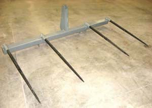 Worksaver | 3-Point Bale Spear | Model 830235 To 834100 | Lift Capacity 1,800–6,000 lbs | Horsepower 50 To 70 HP | For Tractors
