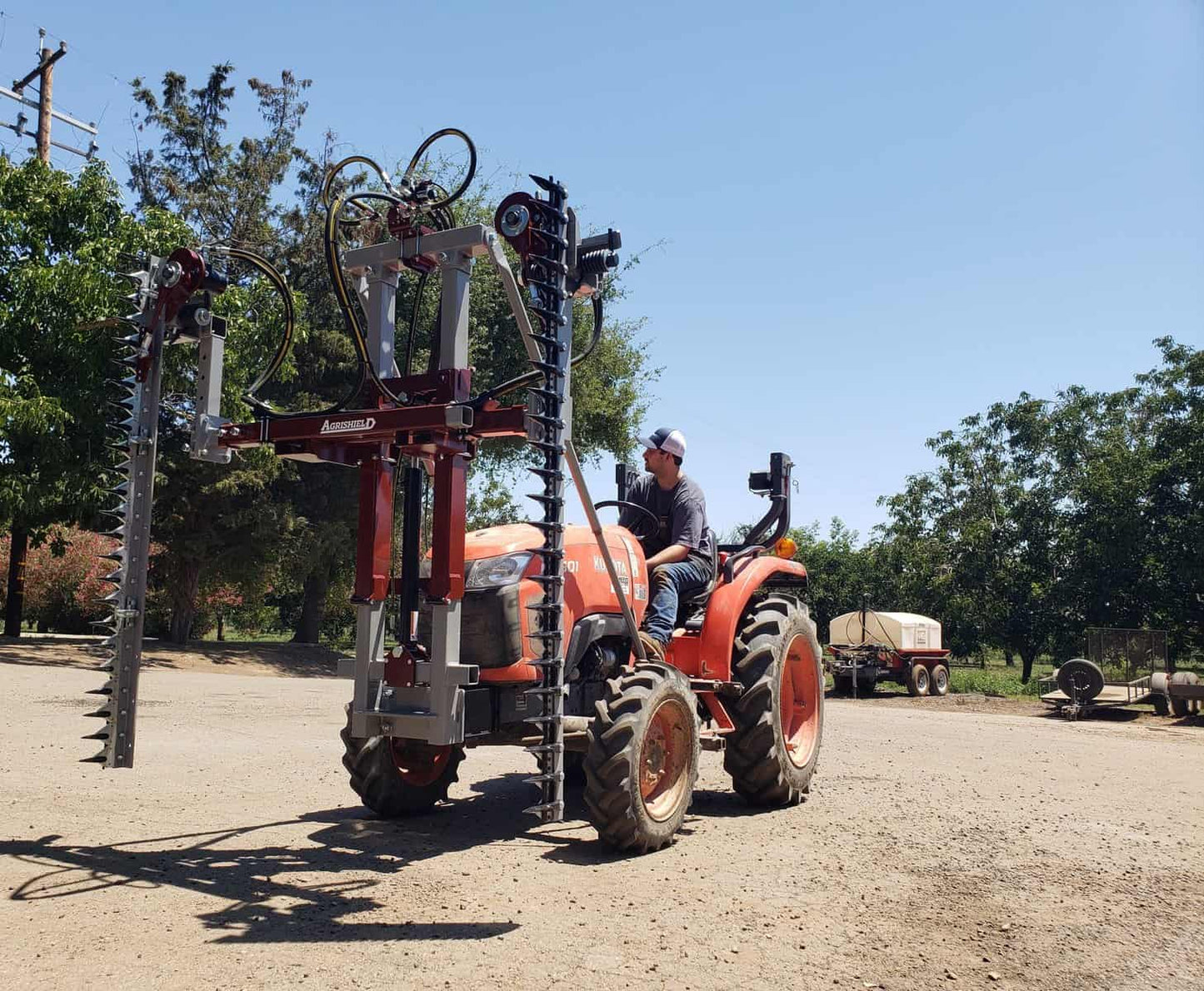 Agrishield Multi-Purpose Double Sickle Bar Trimmer | 3300 Series | Bar Size 42" & 60" | For Tractors