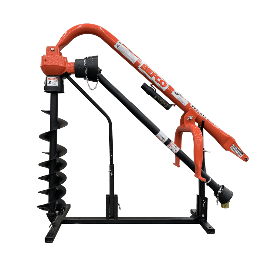 Befco | Post Hole Diggers | Model Mole Series | 6″ To 30″ Augers Sizes | Heavy-Duty Gearbox | Horsepower 15 To 90 HP | 540 RPM | For Tractors