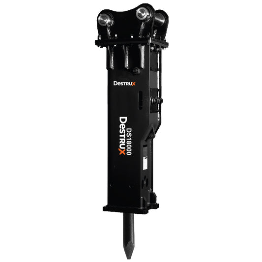 Destrux Hydraulic Breakers / Hammers | DS-225 to DS-18000 Model | Oil Flow Range 5-79 GPM | For Excavators & Skid Steers
