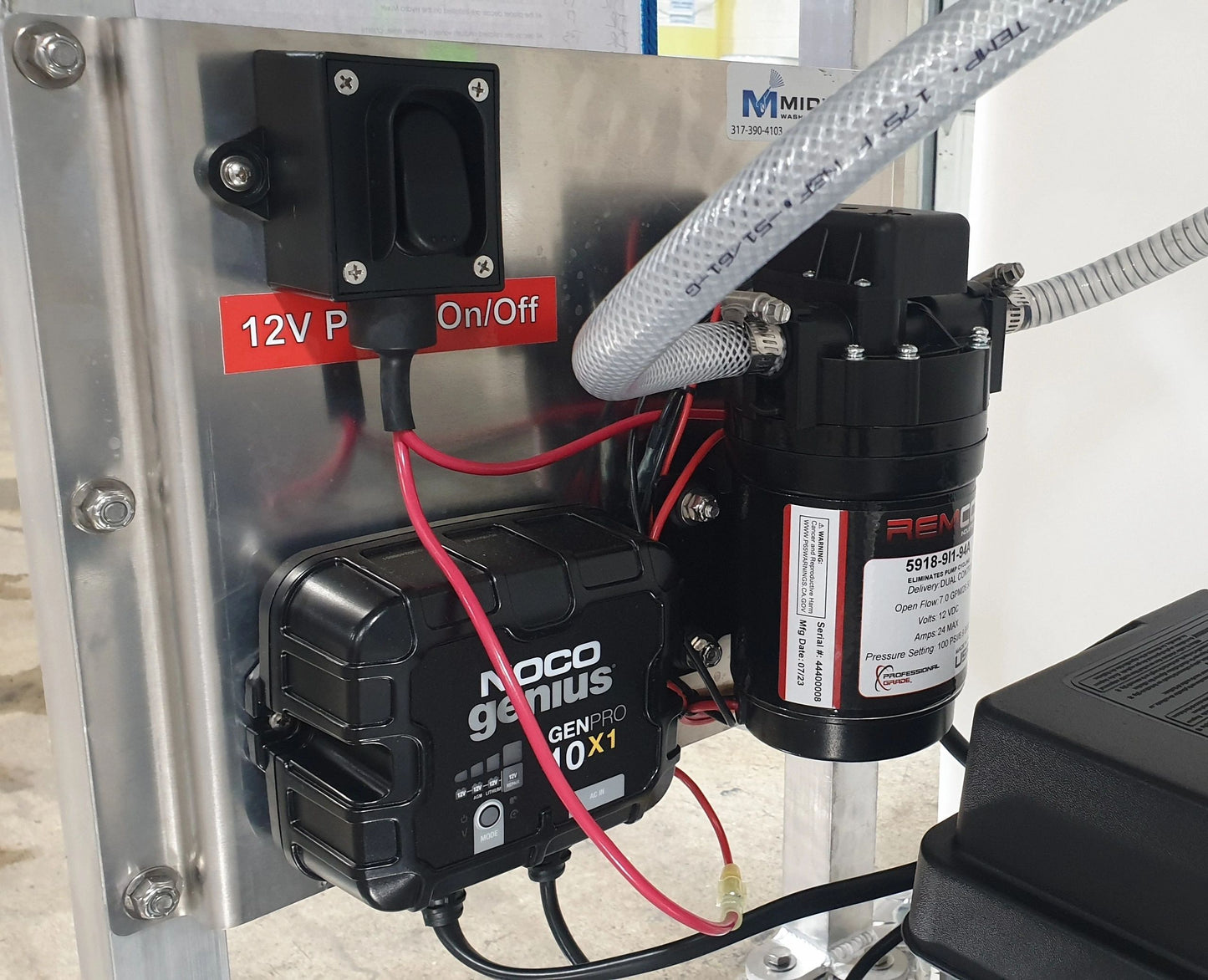 MWE Cyclone Soft Wash Skid System | Gallon Capacity 55 & 100 | Flow Rate 7.0 GPM