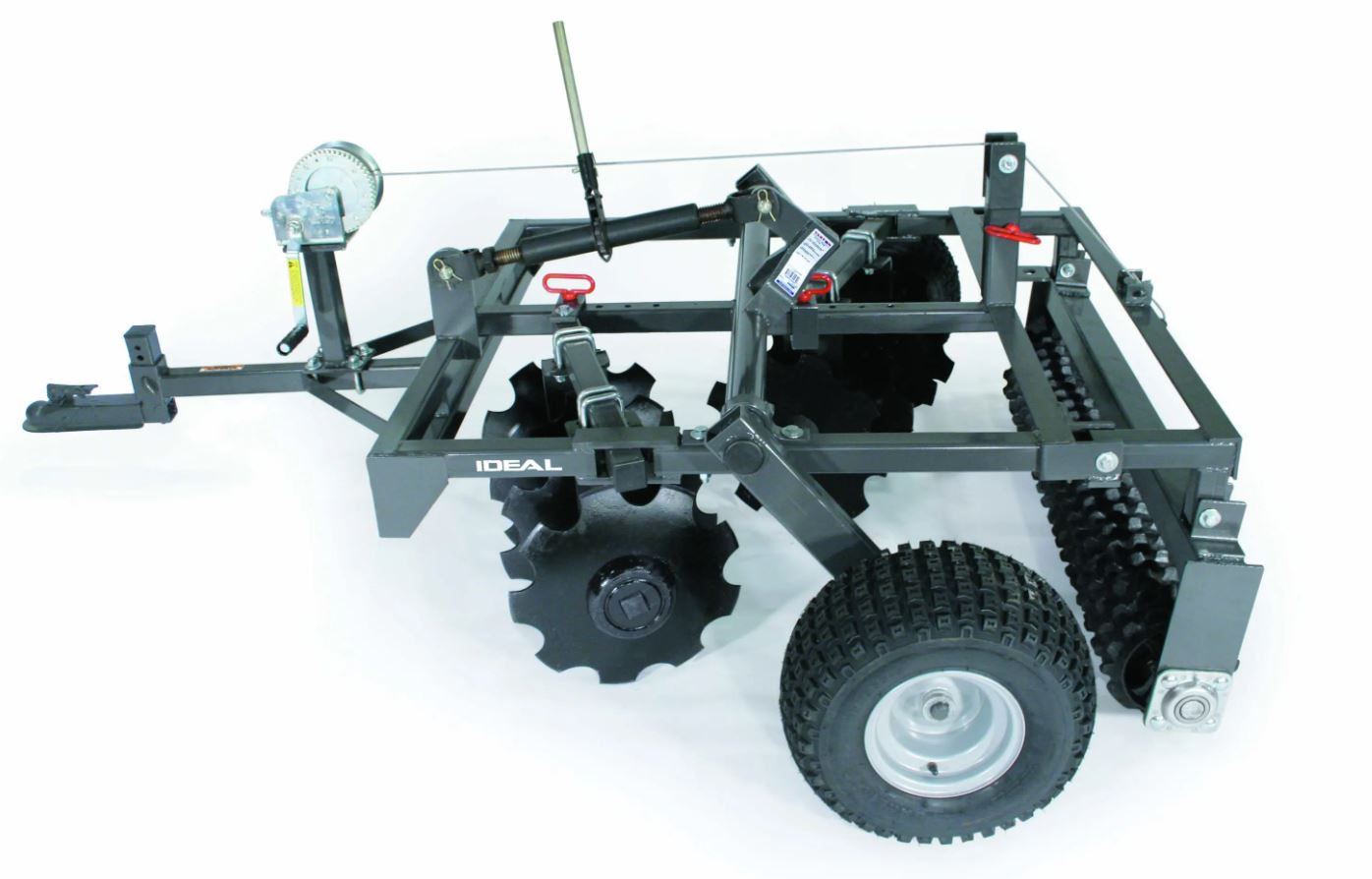 Wildlife Farming UTV Disc Soil Prep | 5′ Working Width | Disc Harrow, Flip Disc & Combo Cultipacker | 18–45 HP | For ATVs, UTVs & Small Tractors