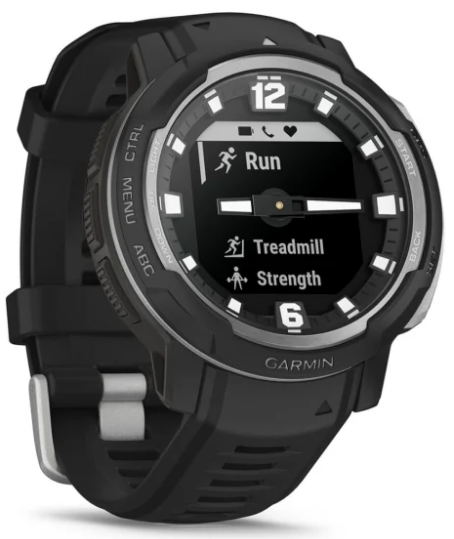 Garmin Instinct® Crossover - Standard Edition Rugged Hybrid Smartwatch