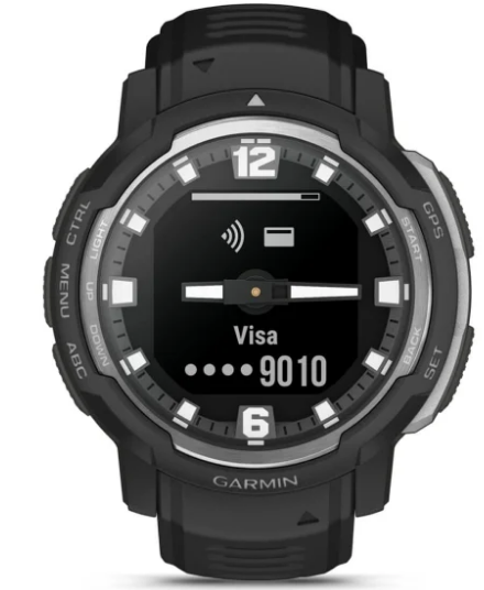 Garmin Instinct® Crossover - Standard Edition Rugged Hybrid Smartwatch