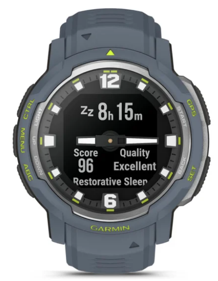Garmin Instinct® Crossover - Standard Edition Rugged Hybrid Smartwatch