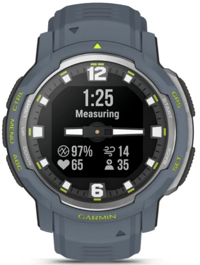 Garmin Instinct® Crossover - Standard Edition Rugged Hybrid Smartwatch