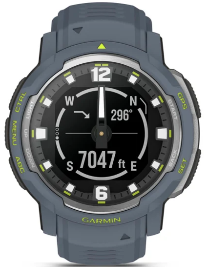 Garmin Instinct® Crossover - Standard Edition Rugged Hybrid Smartwatch
