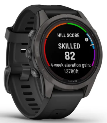 Garmin fēnix® 7S Pro – Sapphire Solar Edition | Case Size 42 MM | Battery Life 11/14 Days with Solar | Memory 32 GB