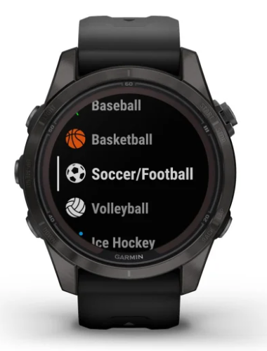 Garmin fēnix® 7S Pro – Sapphire Solar Edition | Case Size 42 MM | Battery Life 11/14 Days with Solar | Memory 32 GB