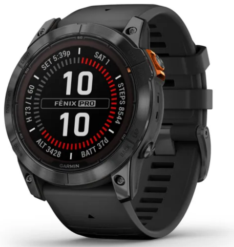 Garmin fēnix® 7X Pro – Solar Edition | Case Size 51 MM | Battery Life Up-To 28/37 Days | Memory 32 GB
