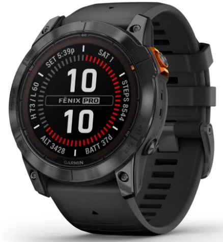 Garmin fēnix® 7X Pro – Solar Edition (No Wi-Fi®) | Case Size 51 MM | Battery Life Up-To 37 Days with Solar