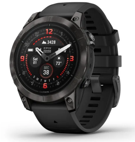 Garmin Epix™ Pro (Gen 2) – Sapphire Edition | Case Size 47 mm | Water Rating 10 ATM | Memory 32 GB