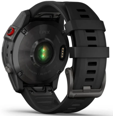 Garmin Premium Outdoor Smartwatch | Model Epix™ (Gen 2) – Sapphire Edition | Case Size 47mm | 1.3” AMOLED Display | 16-Day Battery Life | 10 ATM