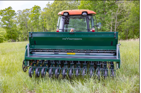 PH Outdoors G8 8' No Till Drill 3pt / Pull Type | Model G8 | Working Width 8' | 65 HP | For Tractor