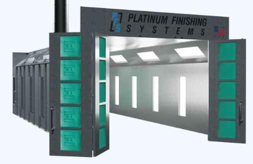 Platinum Finishing Paint Booth Systems Silver Edition Cross Flow Paint Booth