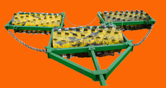 Roller Chopper Renovator Triplex Chopper 8', 10', 12', 14’ & 16’ Sections w/ 30", 36", 42", 50”, 56” & 64” Drum For Tractor Or Dozer