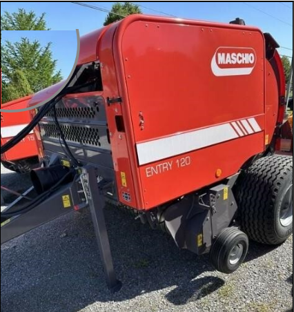 Maschio Entry 120 – Round Baler | 33 Rollers | 40 HP For Tractor
