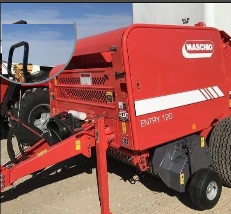 Maschio Entry 120 – Round Baler | 33 Rollers | 40 HP For Tractor