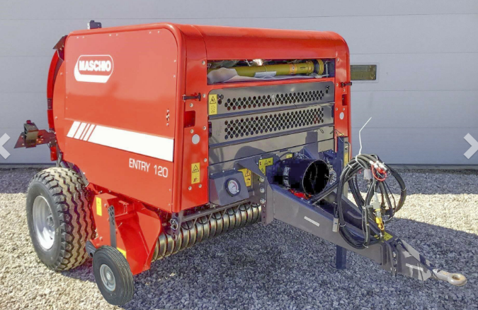 Maschio Entry 120 – Round Baler | 33 Rollers | 40 HP For Tractor