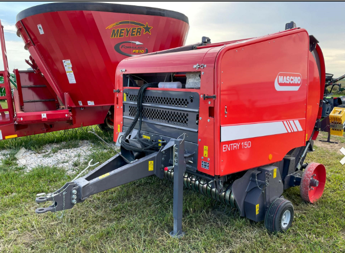 Maschio Entry 150 – Round Baler | 41 Rollers | 50 HP For Tractor