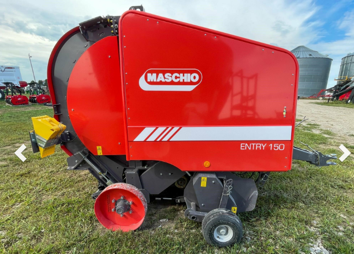 Maschio Entry 150 – Round Baler | 41 Rollers | 50 HP For Tractor