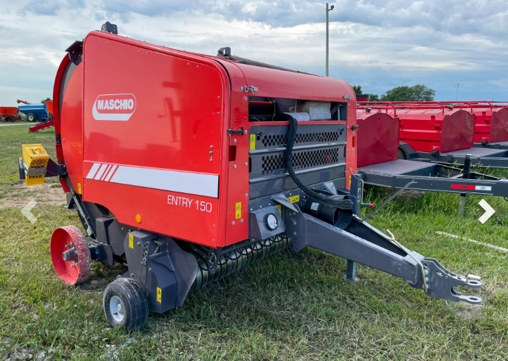 Maschio Entry 150 – Round Baler | 41 Rollers | 50 HP For Tractor