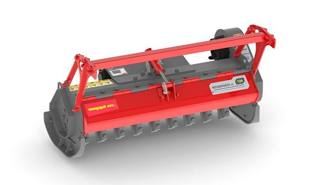 Seppi | Forestry Mulcher + Flail Mower | Knives & Carbides RC Remote Control Carrier | Model MAX50/CL125RC | Working Width 49" To 61" Inches | Hydraulic Flow 26 GPM | For Skid Steers