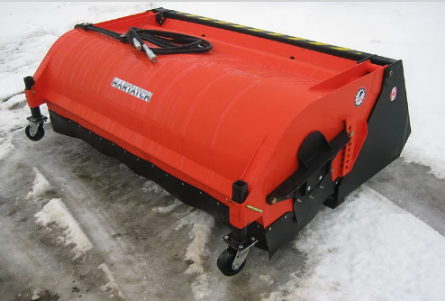 Martatch | Bucket Broom | Model MPUB Series | Width 72", 84", & 96" | 100% poly | Hydraulic Flow 15 To 22 GPM | For Skid Steers