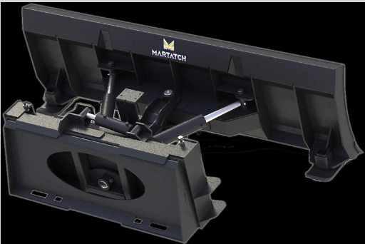 Martatch Dozer Blade-24" High | 84" & 96" Working Width | Hydraulic Flow 15 To 25 GPM | For Skid Steer
