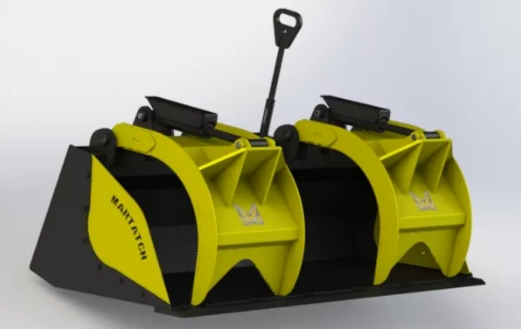 Martatch | Grapple Solid/Flat Bottom | Model MBG Series | Width 66" to 84" | Hydraulic Flow 17 To 24 GPM | For Skid Steers
