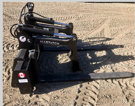Martatch | Rig Mat Pallet Fork Grapple | Model MRMGF Series | Size 60" & 72" | Hydraulic Flow 8 To 15 GPM | For Skid Steers