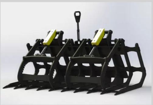 Martatch | Grapple Rake | Model MRRG-B Series | Working Width 64", 72" & 80" | Euro/Global Mount | Horsepower 40 To 150 HP | For Tractors