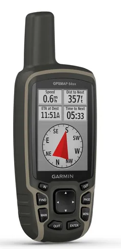 Garmin GPSMAP® 64sx Handheld GPS with Navigation Sensors