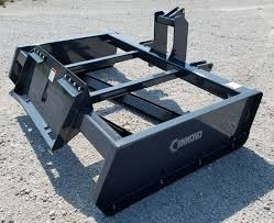 Cammond Industrial Grader Leveler With Straight 4 Blade | Width 96" To 72" | 15–25 GPM | For Skid Steer