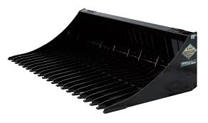 Top Dog Attachments MT85 Rock Bucket | Material Sorting & Screening | Width 54” | Weight 300 lbs | Oil Flow Range 10-15 GPM | For Skid Steer