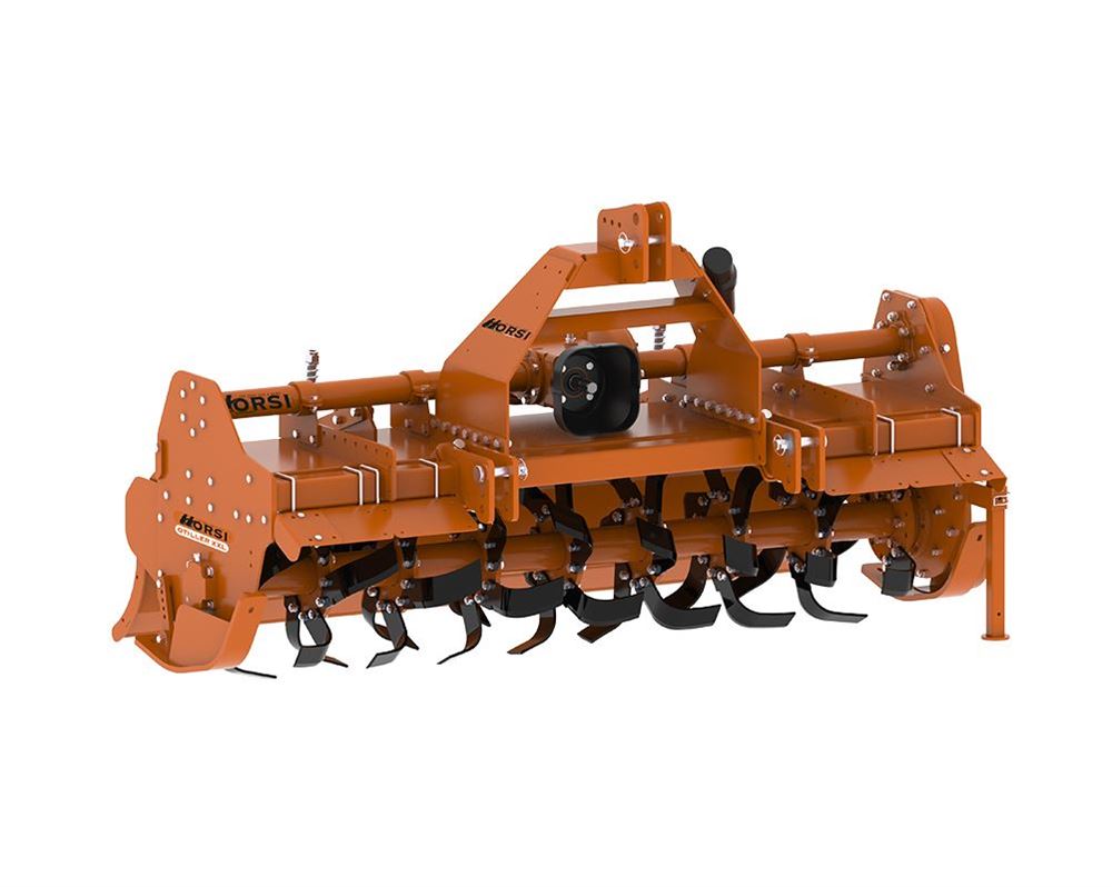 ORSI Rotary Tiller | Model 205-XXL | Working Width 82.6" inches | Horsepower 105 HP | For Tractors