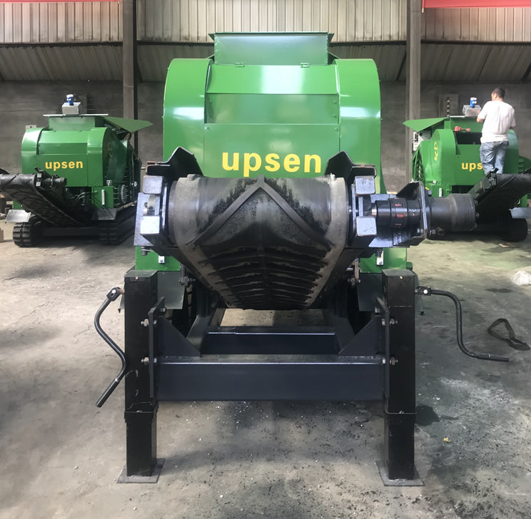 Upsen Mini Wheel Tire Mobile Jaw Crusher | Model U-TC503 | Stock Bin Volume 0.8 Cubic Meter | Capacity 10-30t/h | Diesel Engine 40 KW