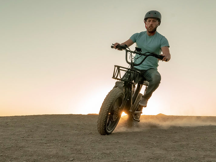 Himiway Moped-Style Electric Bike | Model Escape Pro | Length 69" | Battery 48V 17.5Ah | Range 50 Miles | 750W Hub Motor