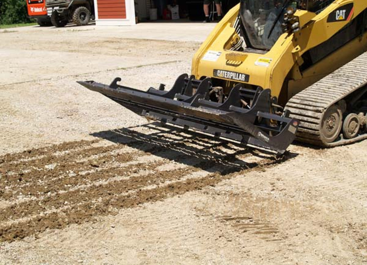 Paladin Grader Blade & Roller Leveler | Width 60"-84" | Hydraulic Flow Range 10–20 GPM | For Skid Steers