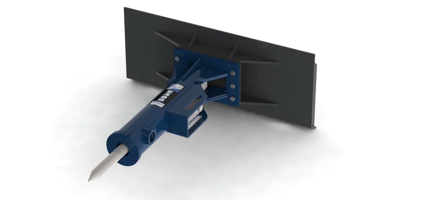 Arrowhead | Rockdrill's Hydraulic Hammer | Models E480 | Tool Diameter 1.9" | Flow Rate 8–13 GPM | For Mini Skid Steers