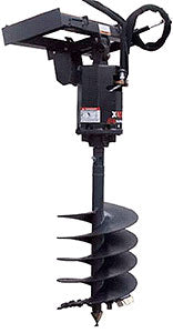 Paladin Auger Drive High Torque 2" Hex & 2.56" Round | 36” Max Auger | 8-15 GPM | For Mini Skid Steer