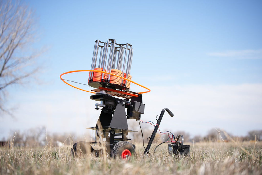 Do All Traps FlyWay 180x Clay Master Thrower | Recycle Time 2.5-second | 2-Wheeled Cart