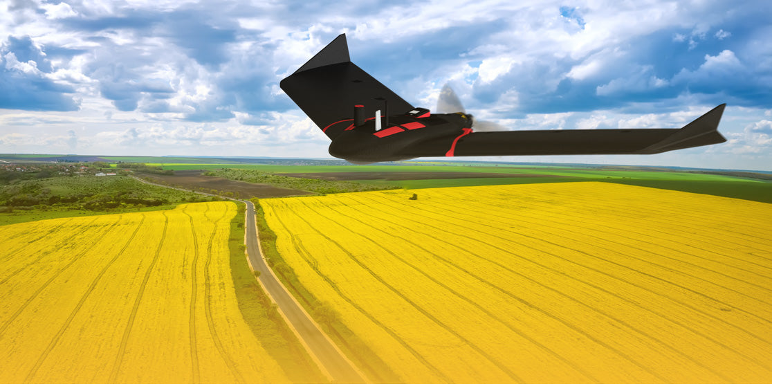 AgEagle eBee Ag Drone | Flight Time 45-55 Minutes | Coverage Area 395 Acres
