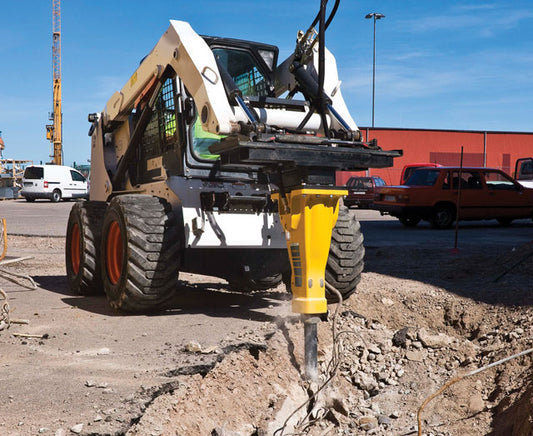Epiroc Concrete Breakers | Tool Diameters 2.05"–5.9" | Oil Flow Range 8–26 GPM  | For Skid Steers