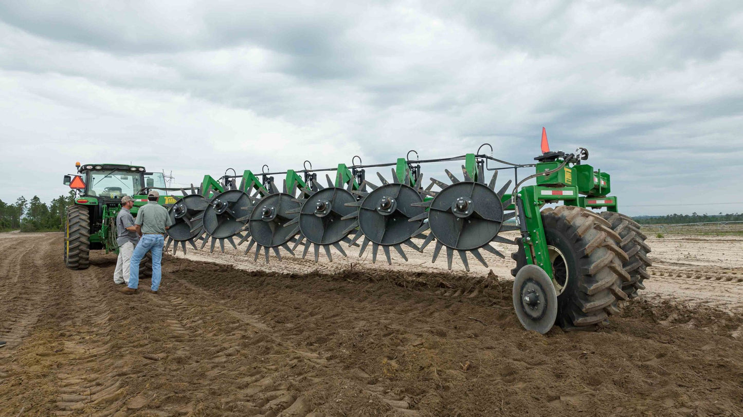 Harrell Ag | Rock N' Root Rake | 12' Working Width | Land Clearing | HorsePower 60-200+ HP | For 60-200+ HP Tractors