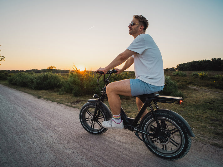 Himiway Moped-Style Electric Bike | Model Escape Pro | Length 69" | Battery 48V 17.5Ah | Range 50 Miles | 750W Hub Motor