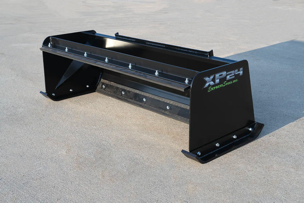 Express Steel | Pullback Snow Pusher | Model 72" XP24 | SKU ES924PB06 | Width 72" | Horsepower 25+ | Hydraulic Flow 0 To 25 GPM | For Tractors, Mini & Full-Size Skid Steers, Loaders
