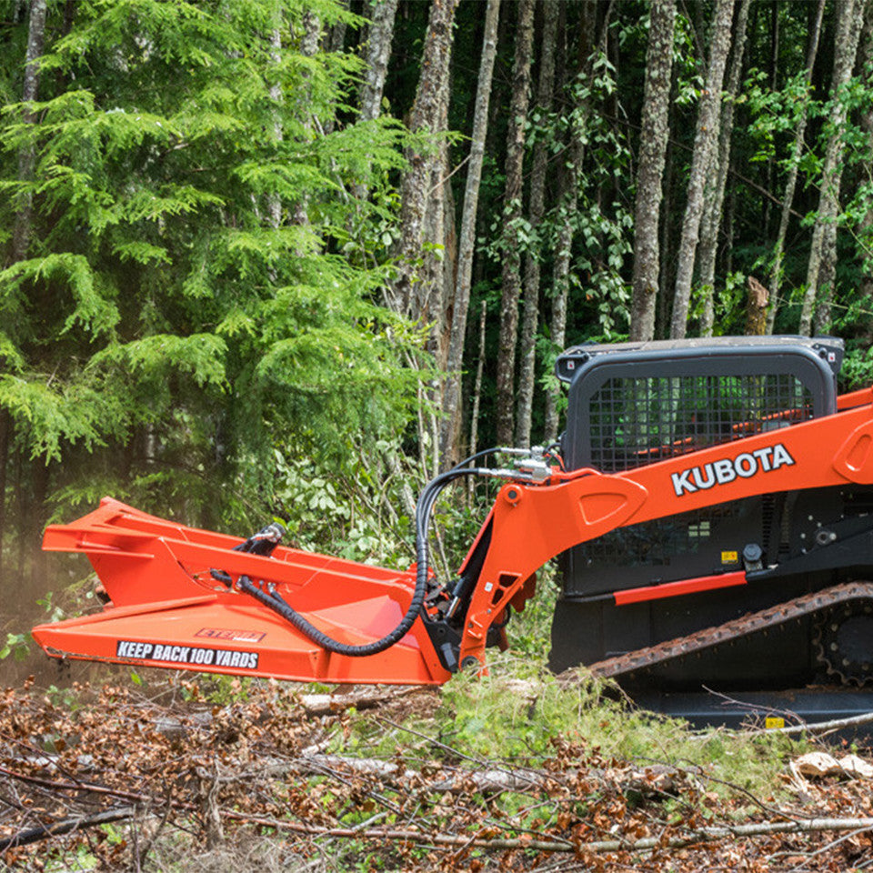 Eterra Attachments Brush Cutter Mower | Model Typhoon Clearing | Model 60" & 74" | Range 12-45 GPM | Cut Width 60" To 74" Inches | For Skid Steers