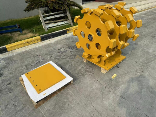 Bedrock Attachments Compaction Wheel | Model ECW1X4 | 4 Wheels | A, 315, B Linkage | Width 36" | For Excavator